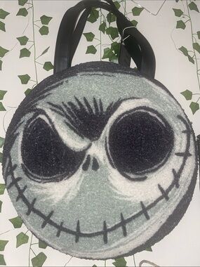 Loungefly Disney Jack Skellington Figural Sherpa Tote Bag